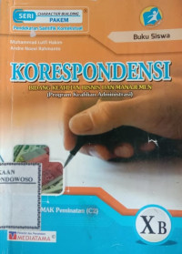 Image of Korespondensi XB