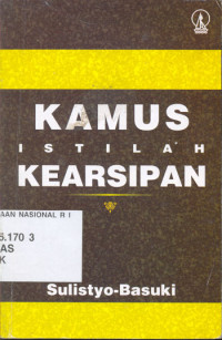 Image of Kamus Istilah Kearsipan
